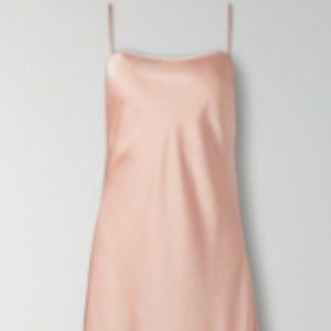 ARITZIA Only Square Slip Dress, Petal Pink